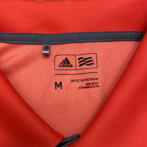 Adidas Men's Heathered 3-Stripes Colorblock Polo - Picture 3 of 9